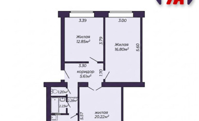 Купить 3-комнатную квартиру, Минск, Лынькова ул., 91 (Фрунзенский район). Фото 13