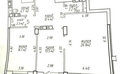 Снять 2-комнатную квартиру, Минск, Гвардейская, 12 (Центральный район). Фото 13