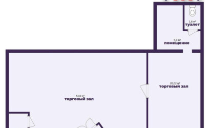 Продажа торгового помещения, Слуцк, Мельничная ул., 71.5 кв.м.. Фото 17