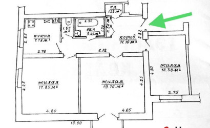 Купить 3-комнатную квартиру, Минск, Михася Лынькова ул. 47 (Фрунзенский район)