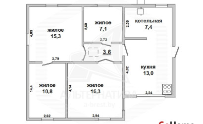 Купить дом, Высокое, г. Высокое, 14.99 соток