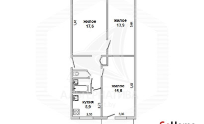Купить 3-комнатную квартиру, Брест, Гобк, ул. Героев обороны Брестской крепости. Фото 1