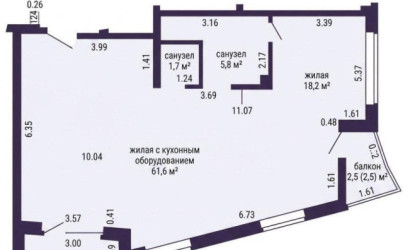 Купить 1-комнатную квартиру, Минск, Леонида Щемелёва ул., 30 (Октябрьский район). Фото 23