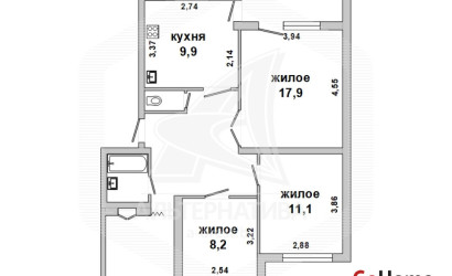 Купить 3-комнатную квартиру, Брест, Киевка, ул. Октябрьская. Фото 19