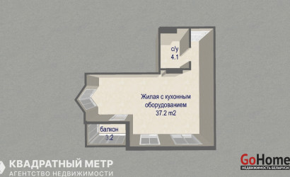 Купить 1-комнатную квартиру, Минск, ул. Михаила Савицкого, д. 12 (Октябрьский район). Фото 20