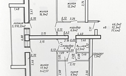 Купить 3-комнатную квартиру, Гомель, Октября, 4. Фото 15