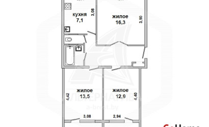 Продажа торгового помещения, Брест, Центр,  65.2 кв.м.. Фото 1