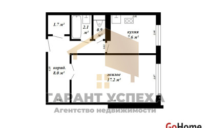 Купить 1-комнатную квартиру, Брест, ул. Пионерская, д. . Фото 13
