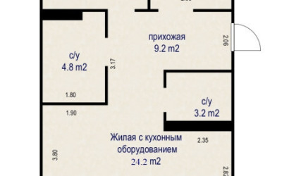 Купить 3-комнатную квартиру, Копище, Миля 4. Фото 19