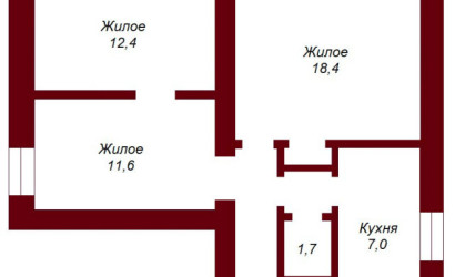 Купить 3-комнатную квартиру, Брест, ул. Кижеватова, д. . Фото 11