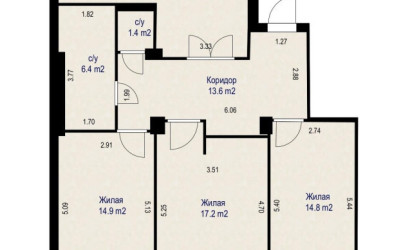 Купить 4-комнатную квартиру, Минск, Первомайская ул., 12 (Ленинский район). Фото 42