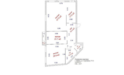 Купить 3-комнатную квартиру, Минск, Сурганова ул., 27 (Советский район). Фото 18