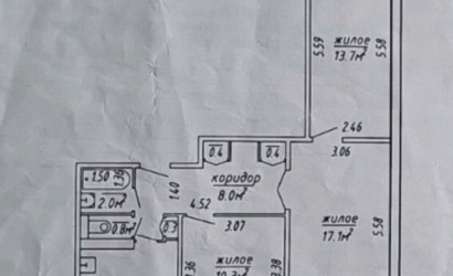 Купить 3-комнатную квартиру, Новополоцк, Молодежная ул., 173. Фото 12