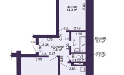 Купить 2-комнатную квартиру, Логойск, Победы ул., 87/А. Фото 20