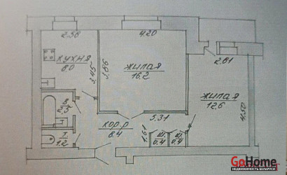 Купить 2-комнатную квартиру, Витебск, Титова, 14. Фото 11