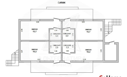 Купить дом, Каменюки, Каменюкский с/с, 25 соток. Фото 1