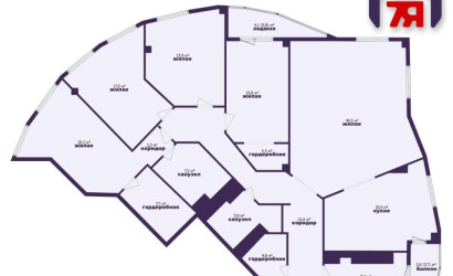 Купить 5-комнатную квартиру, Минск, Грибоедова ул., 5 (Центральный район). Фото 35
