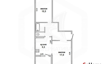 Купить 2-комнатную квартиру, Брест, Восток, ул. Московская. Фото 15