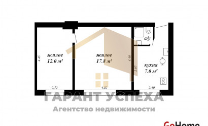 Купить 2-комнатную квартиру, Брест, ул. Красногвардейская. Фото 20