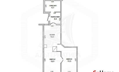Купить 2-комнатную квартиру, Брест, Граевка, ул. Республиканская. Фото 9
