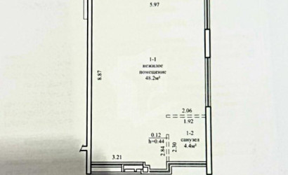 Аренда торгового помещения, Минск, Кижеватова ул., 1, 52.6 кв.м.. Фото 2