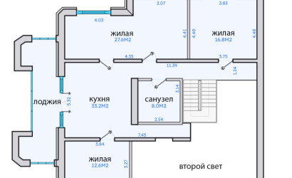 Купить 8-комнатную квартиру, Минск, Сторожовская, 8 (Центральный район). Фото 3