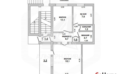 Купить 2-комнатную квартиру, Озяты, , . Фото 15