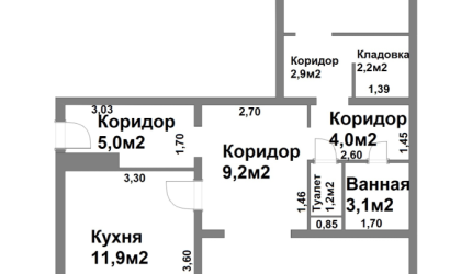 Купить 2-комнатную квартиру, Юбилейный, Полевая ул., 3/А. Фото 18