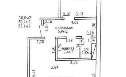 Купить 2-комнатную квартиру, Гомель, ул. Барыкина, д. 72. Фото 11