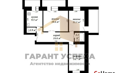 Купить 3-комнатную квартиру, Брест, ул. Адамковская, д. . Фото 20