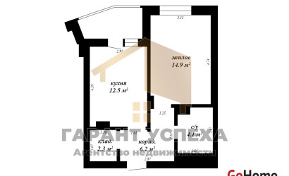 Купить 1-комнатную квартиру, Брест, Махновича ул.. Фото 16