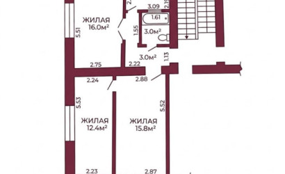 Купить 3-комнатную квартиру, Гродно, Парижской Коммуны, 12. Фото 11