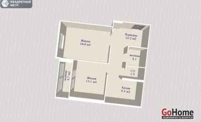 Купить 2-комнатную квартиру, Минск, Карвата ул., 10 (Партизанский район). Фото 50