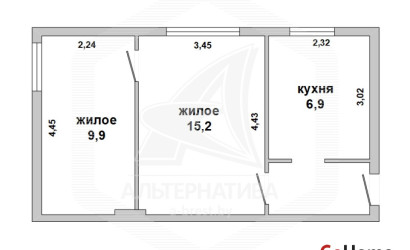Купить 2-комнатную квартиру, Брест, Граевка, ул. Красногвардейская. Фото 1