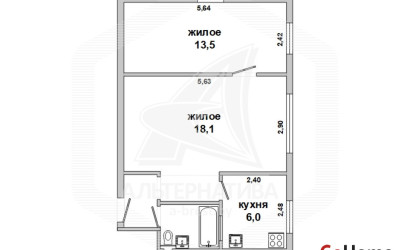 Купить 2-комнатную квартиру, Брест, Центр, пр-т Машерова