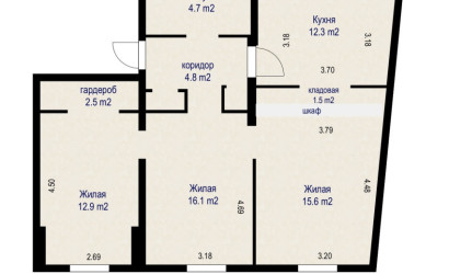 Купить 3-комнатную квартиру, Минск, ул. Карла Маркса, д. 18 (Ленинский район). Фото 20