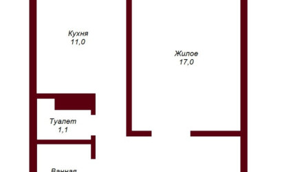 Купить 1-комнатную квартиру, Брест, ул. Луцкая, д. . Фото 11