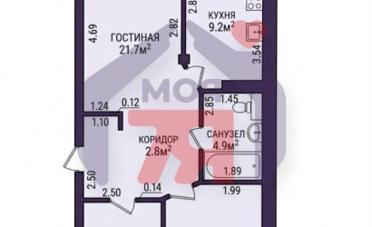 Купить 3-комнатную квартиру, Молодечно, Франтишка Скорины ул., 9. Фото 13