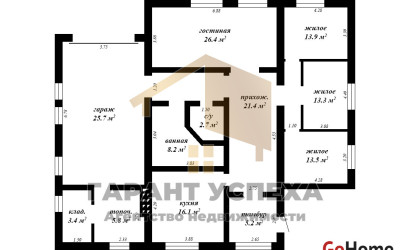 Купить дом, Кошелево, Чернинский с/с, 13.14 соток. Фото 19