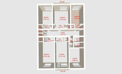 Купить 5-комнатную квартиру, Минск, Либкнехта ул., 92(Московский район). Фото 11