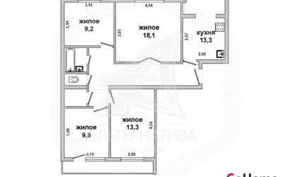 Купить 4-комнатную квартиру, Брест, Восток, ул. Московская. Фото 1
