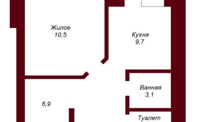Купить 1-комнатную квартиру, Брест, ул. Морозова, д. . Фото 11