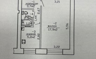 Купить 1-комнатную квартиру, Гомель, ул. Минская, д. 8. Фото 7