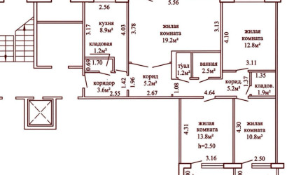 Купить 4-комнатную квартиру, Гродно, Врублевского, 94. Фото 1