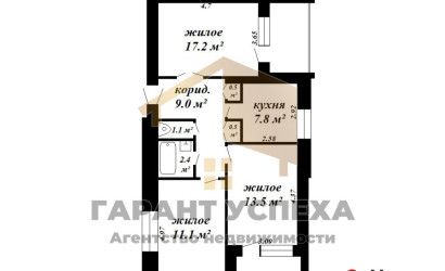 Купить 3-комнатную квартиру, Брест, бульвар Космонавтов, д. . Фото 20