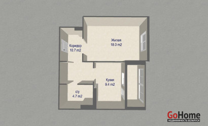 Купить 1-комнатную квартиру, Минск, Карского ул., 25 (Фрунзенский район). Фото 9