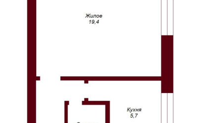 Купить 1-комнатную квартиру, Брест, ул. Наганова. Фото 8