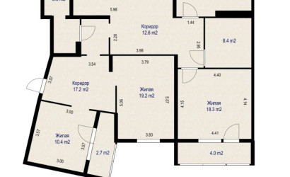 Купить 4-комнатную квартиру, Минск, ул. Нововиленская, д. 13а (Центральный район). Фото 20