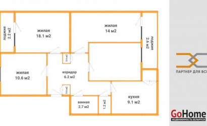 Купить 4-комнатную квартиру, Дзержинск, Протасова ул., 13/3. Фото 20