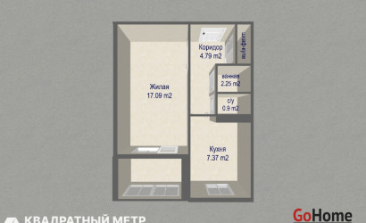 Купить 1-комнатную квартиру, Минск, ул. Одинцова, д. 77/3 (Фрунзенский район). Фото 11